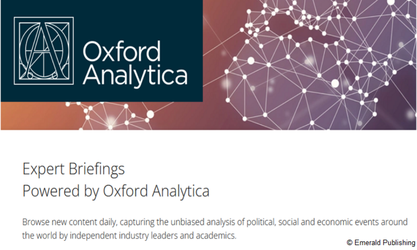 Expert Briefings powered by Oxford Analytica
