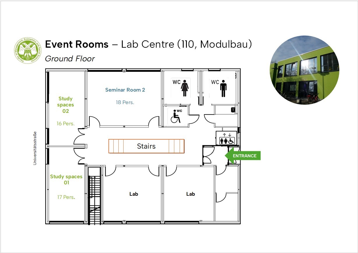 Site Plan of WiSo Event Rooms